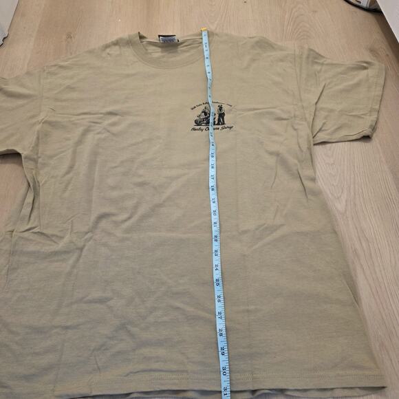 Vintage Hanes Harley Davidson Tan Utah Hog Rendezvous 2000 T-Shirt Size XL - Picture 9 of 10